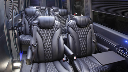Sprinter van inside